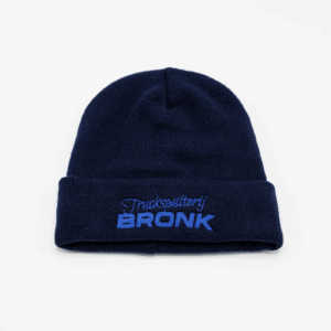 Truckspuiterij Bronk wintermuts blauw